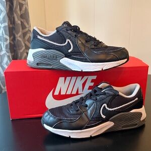 Nike Kids Black & White Air Max Trainer Sneakers